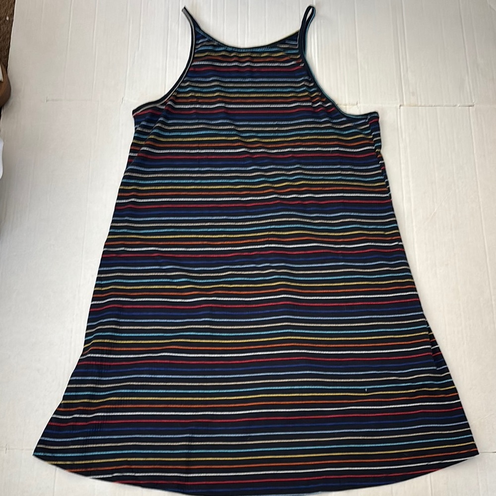 Striped Sundress white Birch large